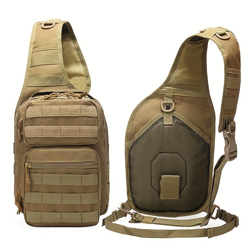 Large Capacity Tactical Men's Chest Bag Outdoor Waterproof Hiking Waist Bag