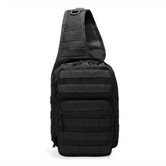 Large Capacity Tactical Men's Chest Bag Outdoor Waterproof Hiking Waist Bag