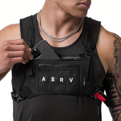 Tactical Chest Rig Vest Bag Waterproof Wear resistant Sports Chest Bag