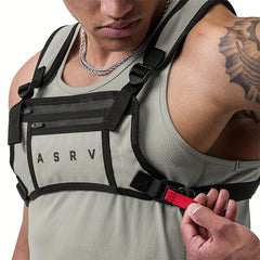 Tactical Chest Rig Vest Bag Waterproof Wear resistant Sports Chest Bag