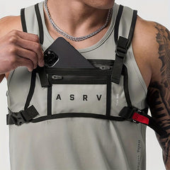 Tactical Chest Rig Vest Bag Waterproof Wear resistant Sports Chest Bag