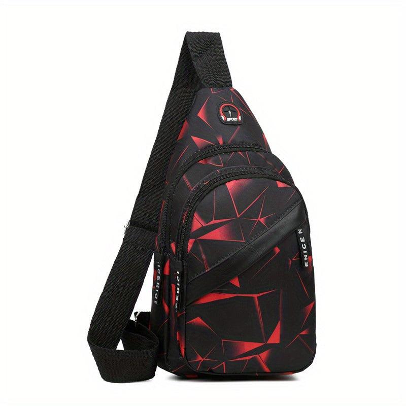 Men's Crossbody Chest Bag Large Capacity Backpack