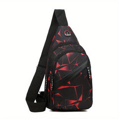 Men's Crossbody Chest Bag Large Capacity Backpack