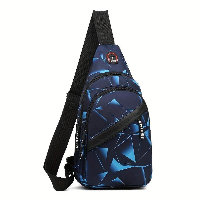 Men's Crossbody Chest Bag Large Capacity Backpack