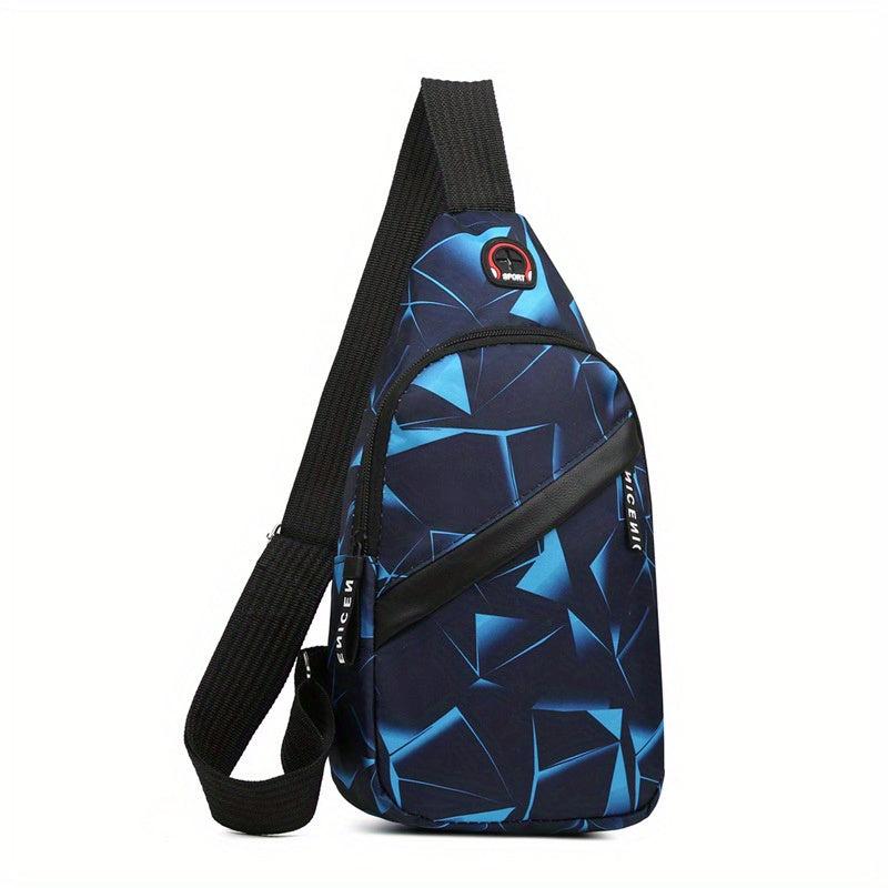 Men's Crossbody Chest Bag Large Capacity Backpack