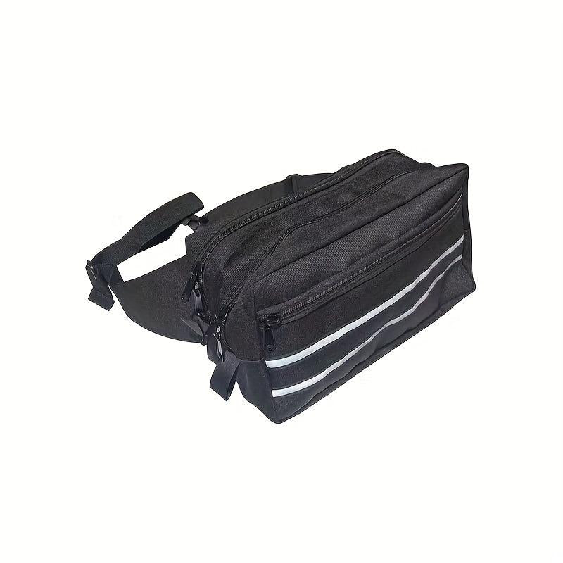 Reflective Strip Waist Bag for Men Women