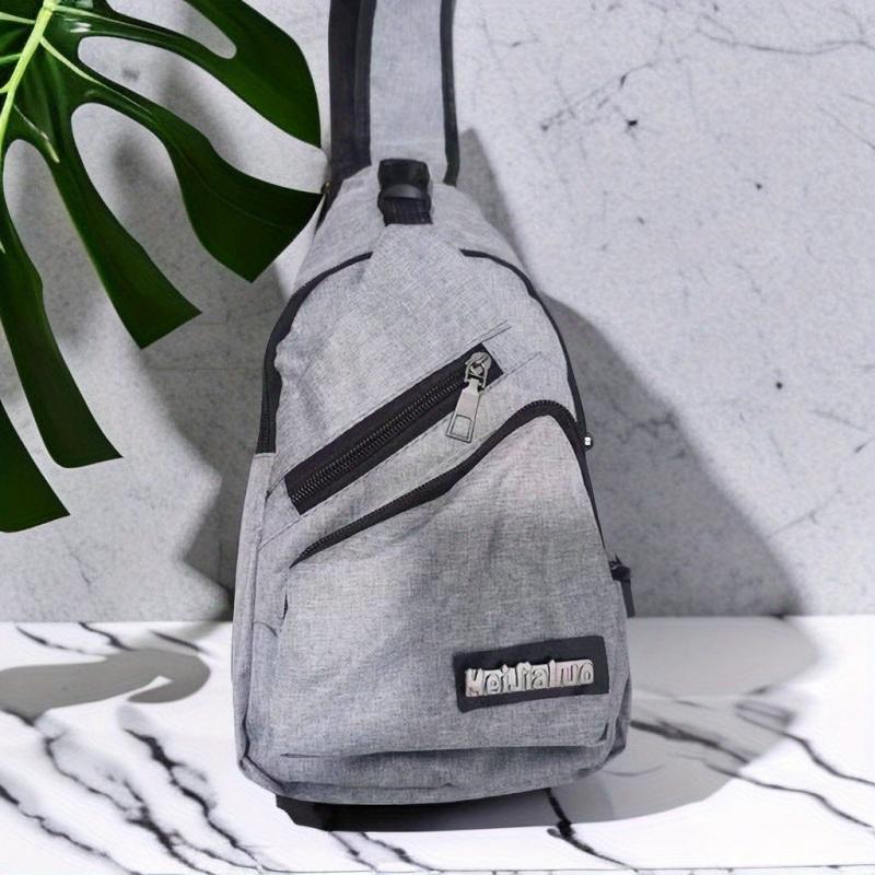 Men's Casual Oxford Cloth Chest Bag For Travel