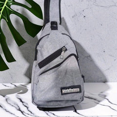 Men's Casual Oxford Cloth Chest Bag For Travel