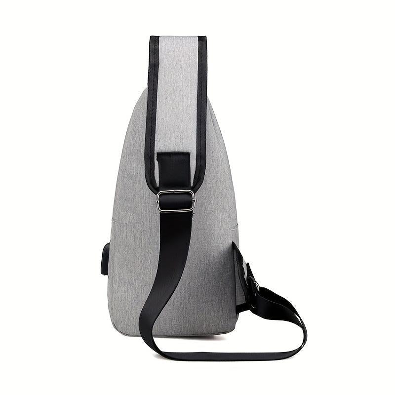 Men's Casual Oxford Cloth Chest Bag For Travel