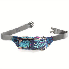 Men's Waterproof Waist Bag Crossbody Bag For Running Phone Holder
