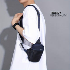 Men's Mini Square Bag Casual Shoulder Bag For Travel & Outdoor Activities