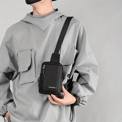Men's Nylon Crossbody Bag Multifunctional Diagonal Shoulder Bag