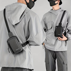 Men's Nylon Crossbody Bag Multifunctional Diagonal Shoulder Bag