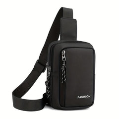 Men's Nylon Crossbody Bag Multifunctional Diagonal Shoulder Bag