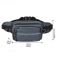 Zipper Waist Bag Fanny Pack For Men Phone Pouch Chest Bag