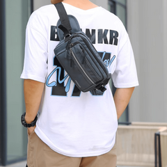 Zipper Waist Bag Fanny Pack For Men Phone Pouch Chest Bag