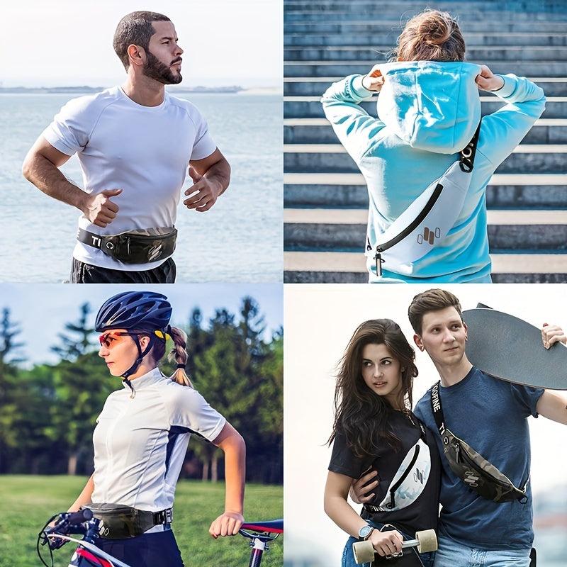 Waterproof Fitness Running Waist Bag Large Capacity Shoulder Bag