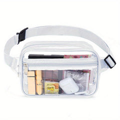 Transparent PVC Waist Bag Crossbody Chest Sports Fanny Bag
