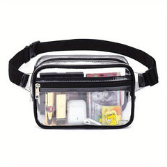 Transparent PVC Waist Bag Crossbody Chest Sports Fanny Bag