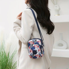 Women's Crossbody Bag Plant Print Messenger Bag
