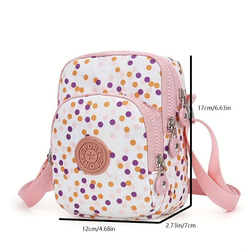 Women's Crossbody Bag Plant Print Messenger Bag