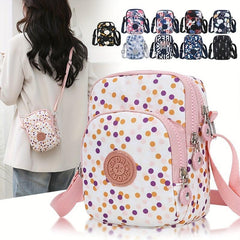 Women's Crossbody Bag Plant Print Messenger Bag