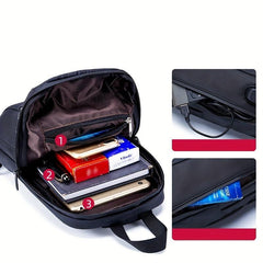 Bull Captain Leather Bag Bottle Chest Bag Man Shoulder Messenger Bag
