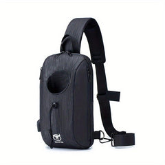 Bull Captain Leather Bag Bottle Chest Bag Man Shoulder Messenger Bag