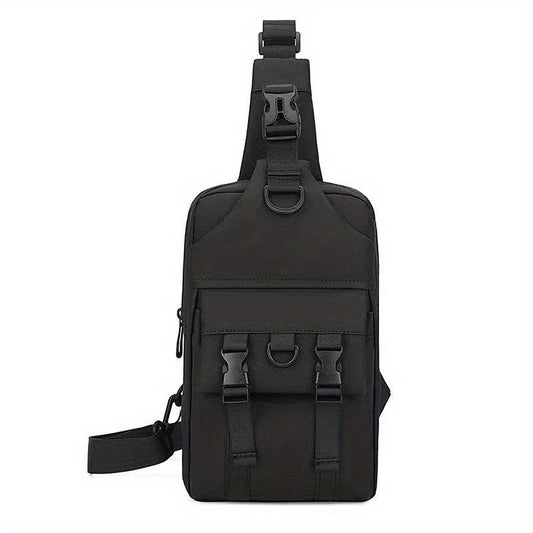 Men's Casual Chest Bag Crossbody Bag Waterproof Shoulder Handbag