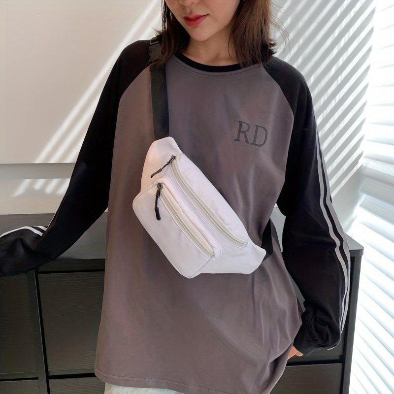 Casual Chest Bag Multifunctional Sports Satchel Nylon Waist Bag