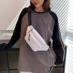 Casual Chest Bag Multifunctional Sports Satchel Nylon Waist Bag