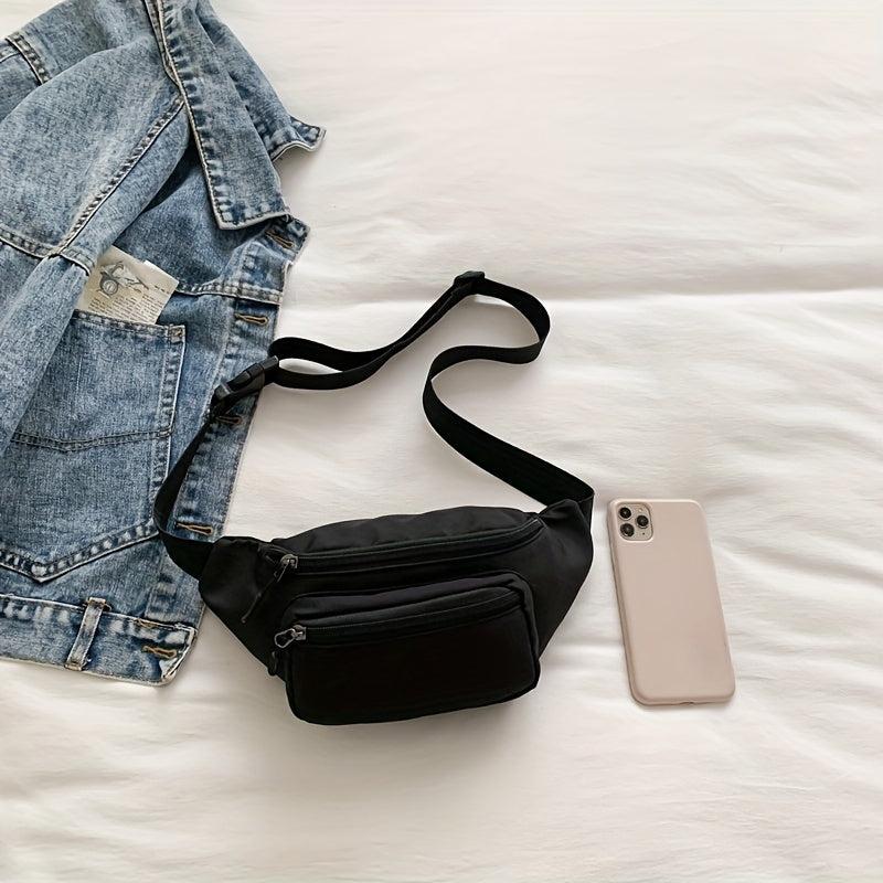 Casual Chest Bag Multifunctional Sports Satchel Nylon Waist Bag