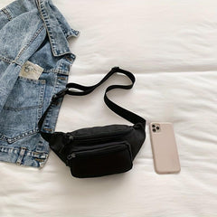 Casual Chest Bag Multifunctional Sports Satchel Nylon Waist Bag