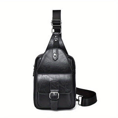 WEIXIER Men's Crossbody Pu Material