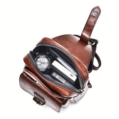WEIXIER Men's Crossbody Pu Material