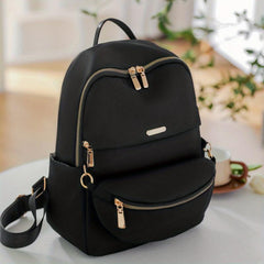 Functional Backpack Purse Zipper Preppy Back To School Daypack