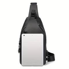 WEIXIER Chest Bag Men's Messenger Bag Large Capacity Shoulder Bag
