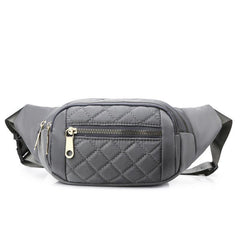 Plaid Waist Bag Female Oxford Waterproof Belt Bags Crossbody Chest Bag Fanny Pac