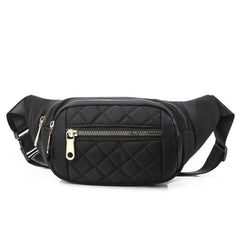 Plaid Waist Bag Female Oxford Waterproof Belt Bags Crossbody Chest Bag Fanny Pac