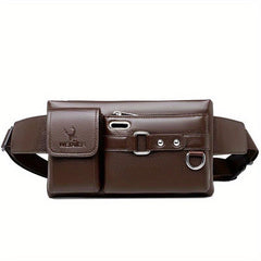 Large Capacity Men's Shoulder Bag Waterproof Business Casual Messenger Bag