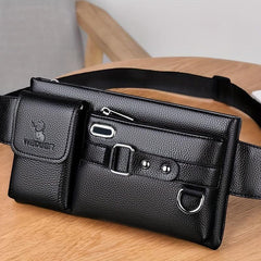 Large Capacity Men's Shoulder Bag Waterproof Business Casual Messenger Bag