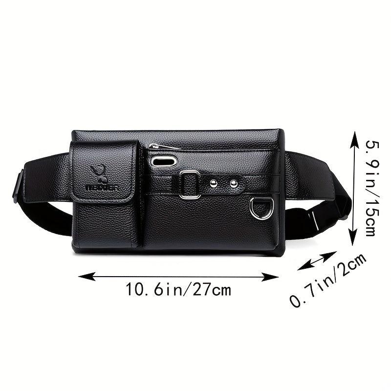 Large Capacity Men's Shoulder Bag Waterproof Business Casual Messenger Bag
