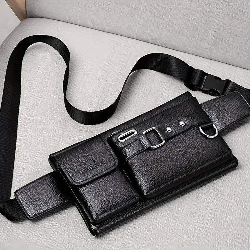 Large Capacity Men's Shoulder Bag Waterproof Business Casual Messenger Bag