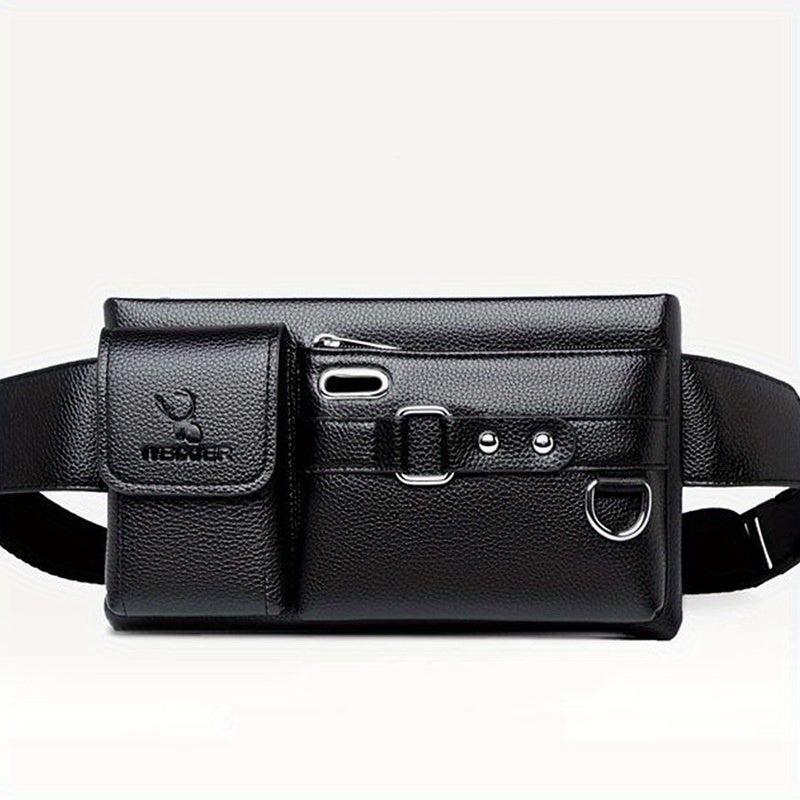 Large Capacity Men's Shoulder Bag Waterproof Business Casual Messenger Bag