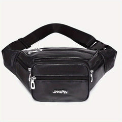 Men's Brown Retro Large Capacity Shoulder Bag PU Leather Casual