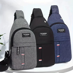 Canvas Crossbody Chest Bag Sling Bag For Outdoor Sports