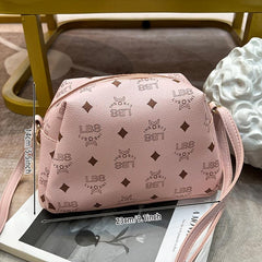 Vintage Printed Crossbody Bag Stylish Messenger Bag with Chain Handle
