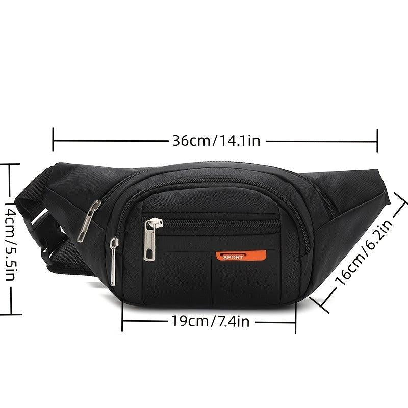Large Capacity Outdoor Satchel Men's Waist Bag Chest Bag