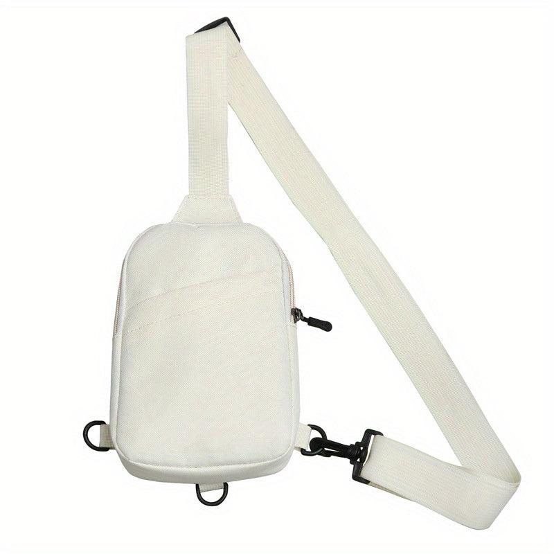 Casual Fitness Sports Waist Bag Chest Bag Minimalist Zipper