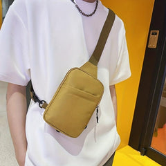 Casual Fitness Sports Waist Bag Chest Bag Minimalist Zipper